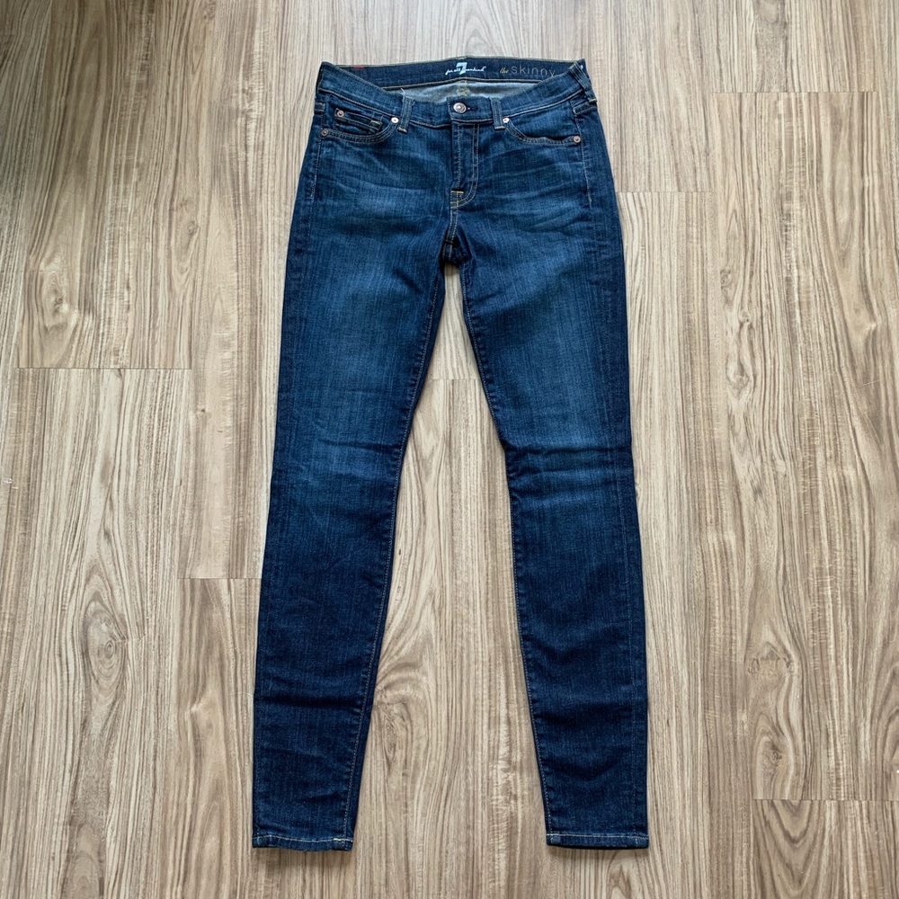 7 For All Mankind- The Mid-Rise Skinny Sz. 27
